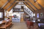 Open Concept Living with Vaulted Ceilings